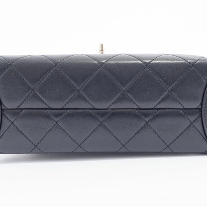 Chanel Black Leather Coco Handle