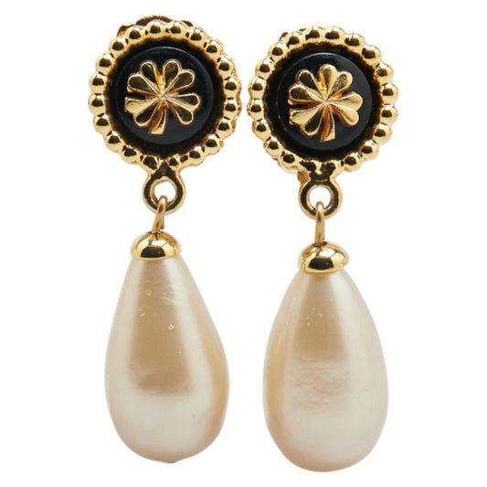 Chanel Black Gold Plated Clover