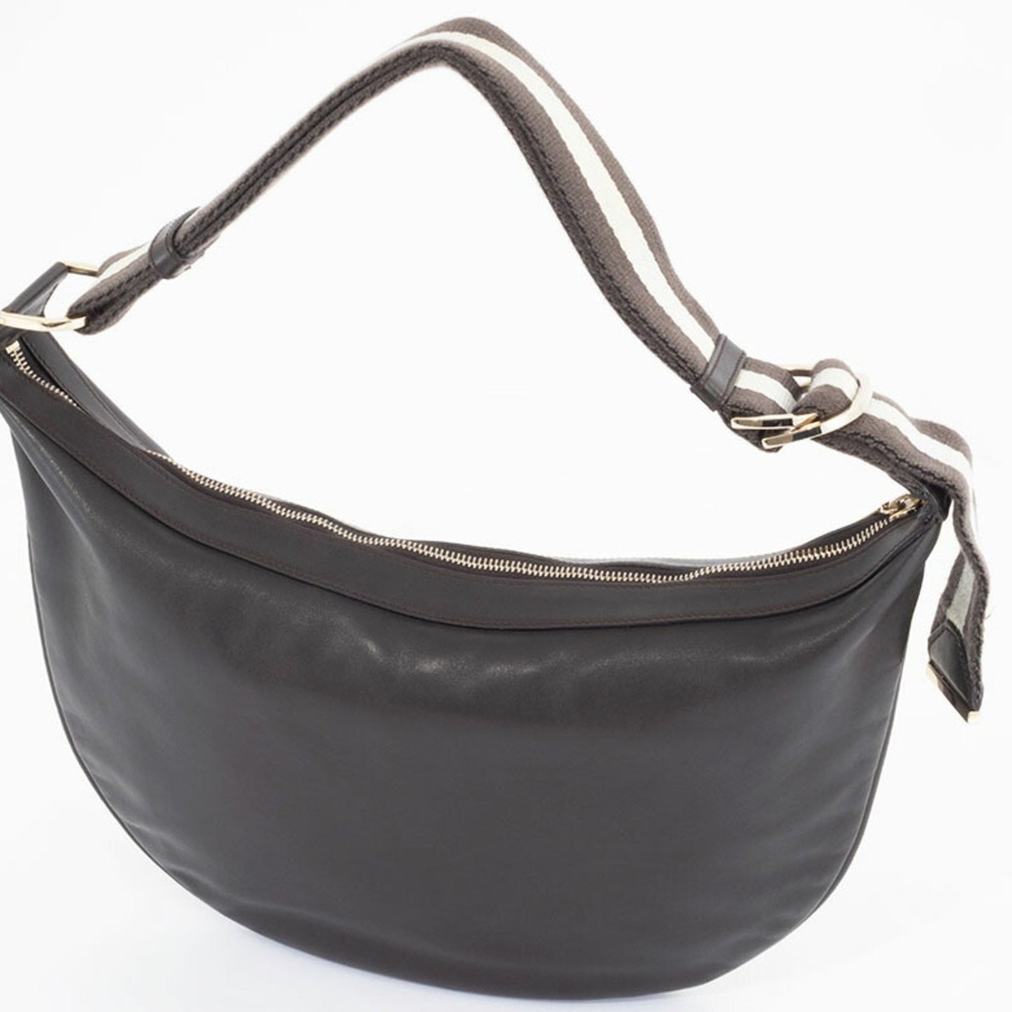 Gucci Brown Leather Hobo