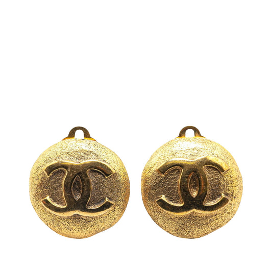 Chanel Gold Gold Plated Coco Mark