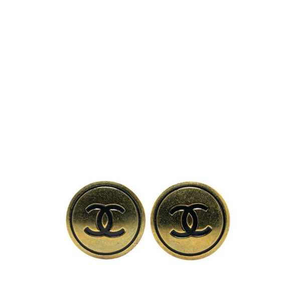 Chanel Gold Gold Plated Coco Mark