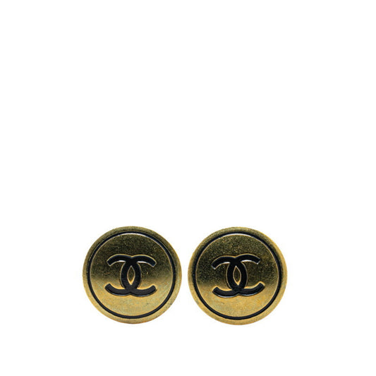 Chanel Gold Gold Plated Coco Mark