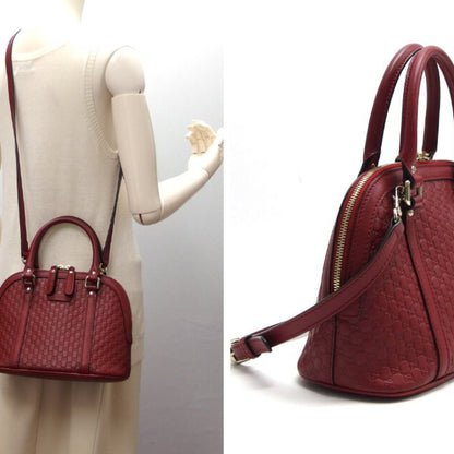 Gucci Red Leather Dome