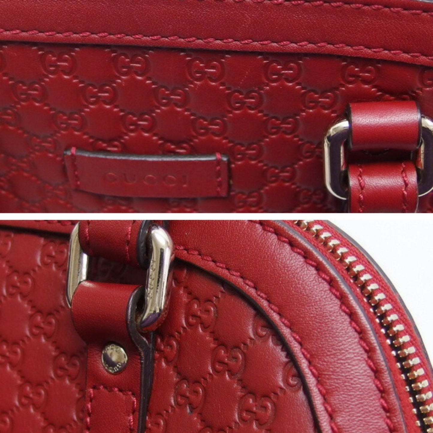 Gucci Red Leather Dome