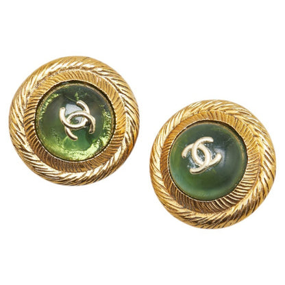 Chanel Gold Gold Plated Coco Mark