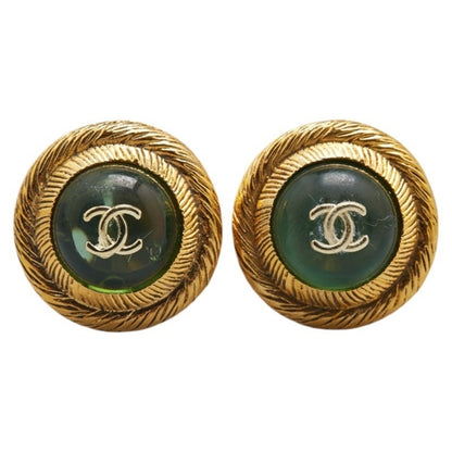 Chanel Gold Gold Plated Coco Mark