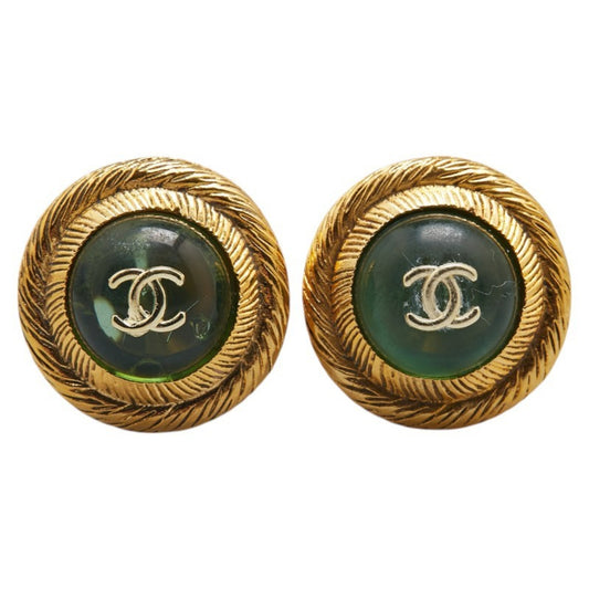 Chanel Gold Gold Plated Coco Mark