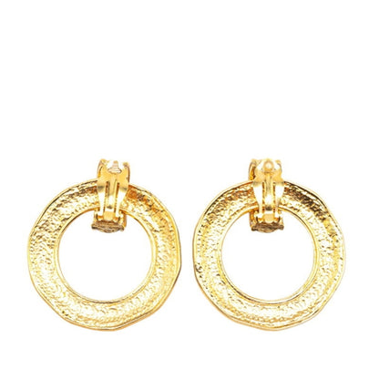Chanel Blue Gold Plated Coco Mark