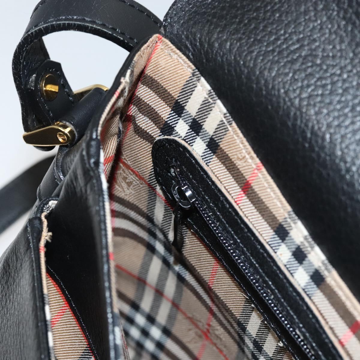 Burberry Black Leather Shoulder
