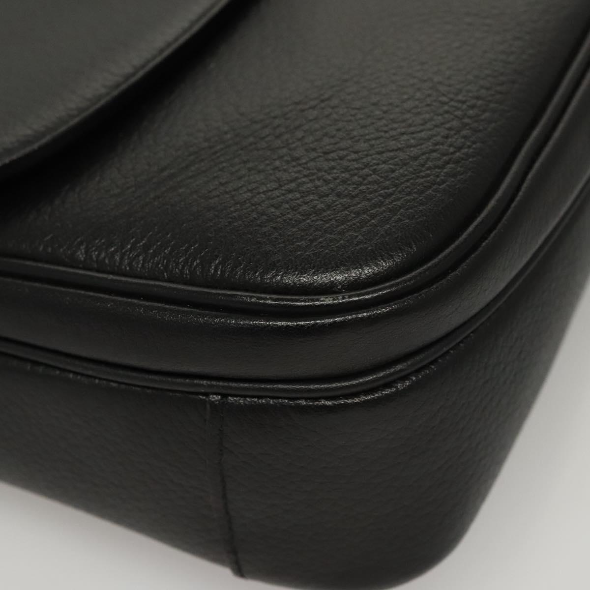 Burberry Black Leather Shoulder