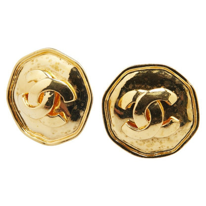 Chanel Gold Gold Plated Coco Mark