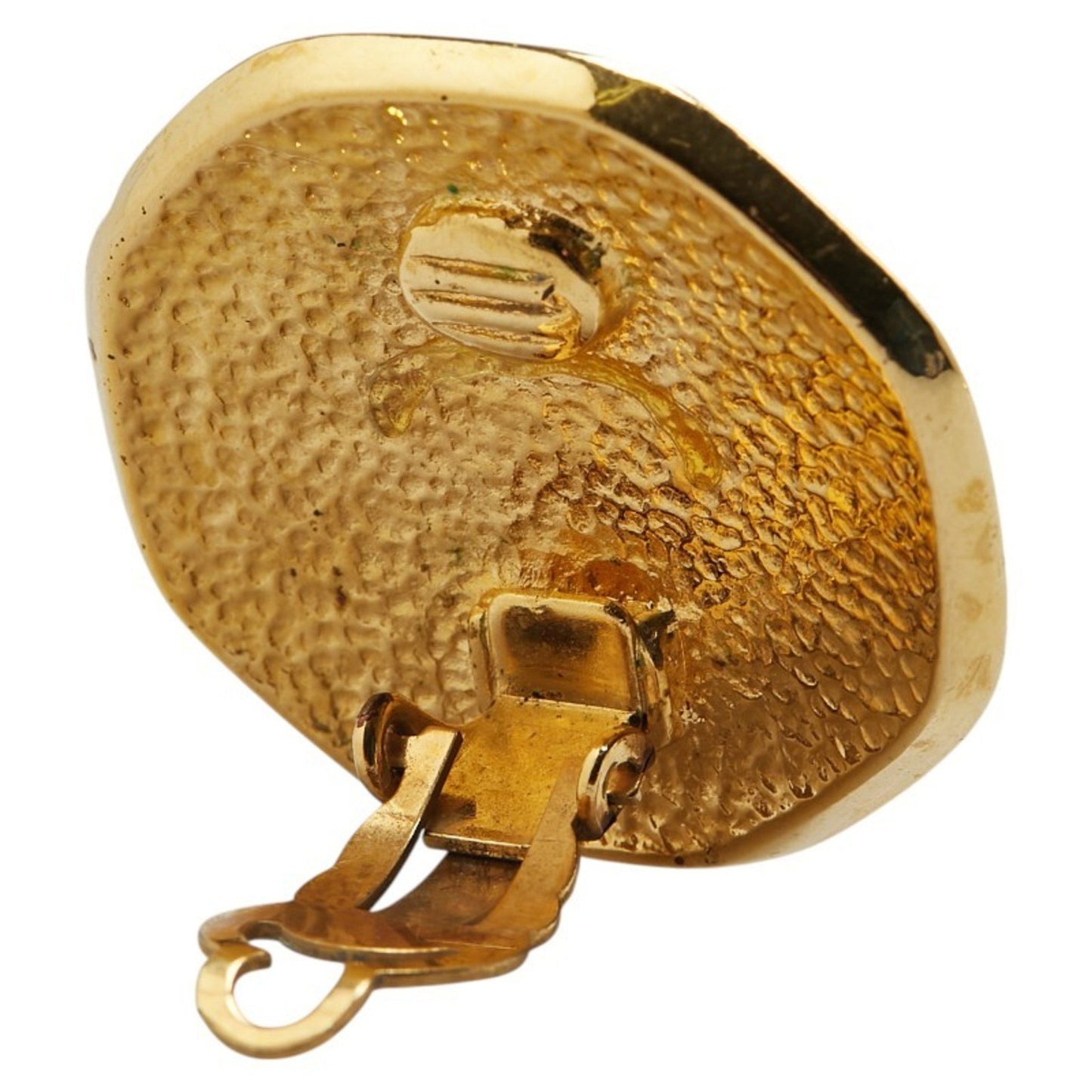 Chanel Gold Gold Plated Coco Mark