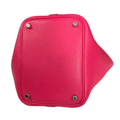 Hermès Pink Leather Picotin Lock