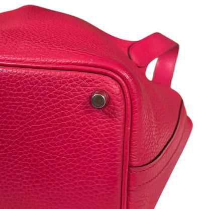 Hermès Pink Leather Picotin Lock