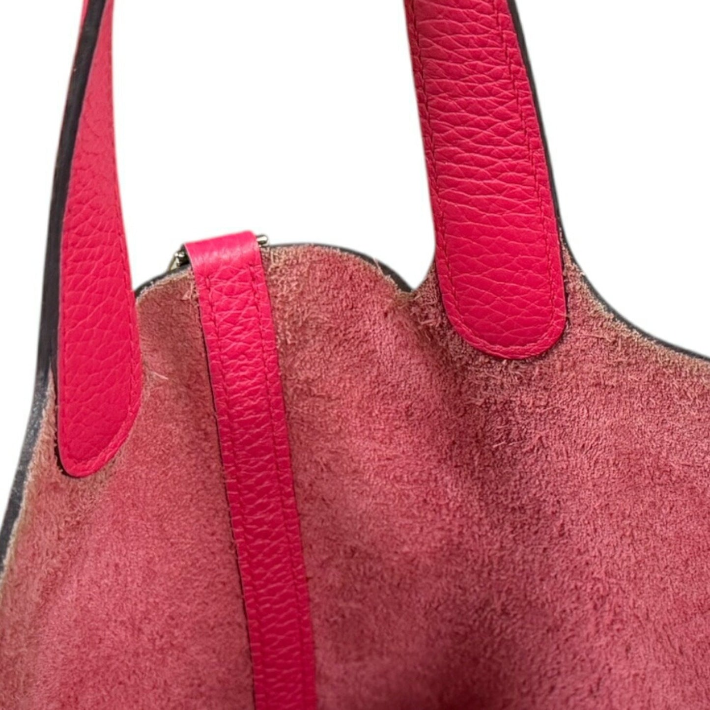 Hermès Pink Leather Picotin Lock