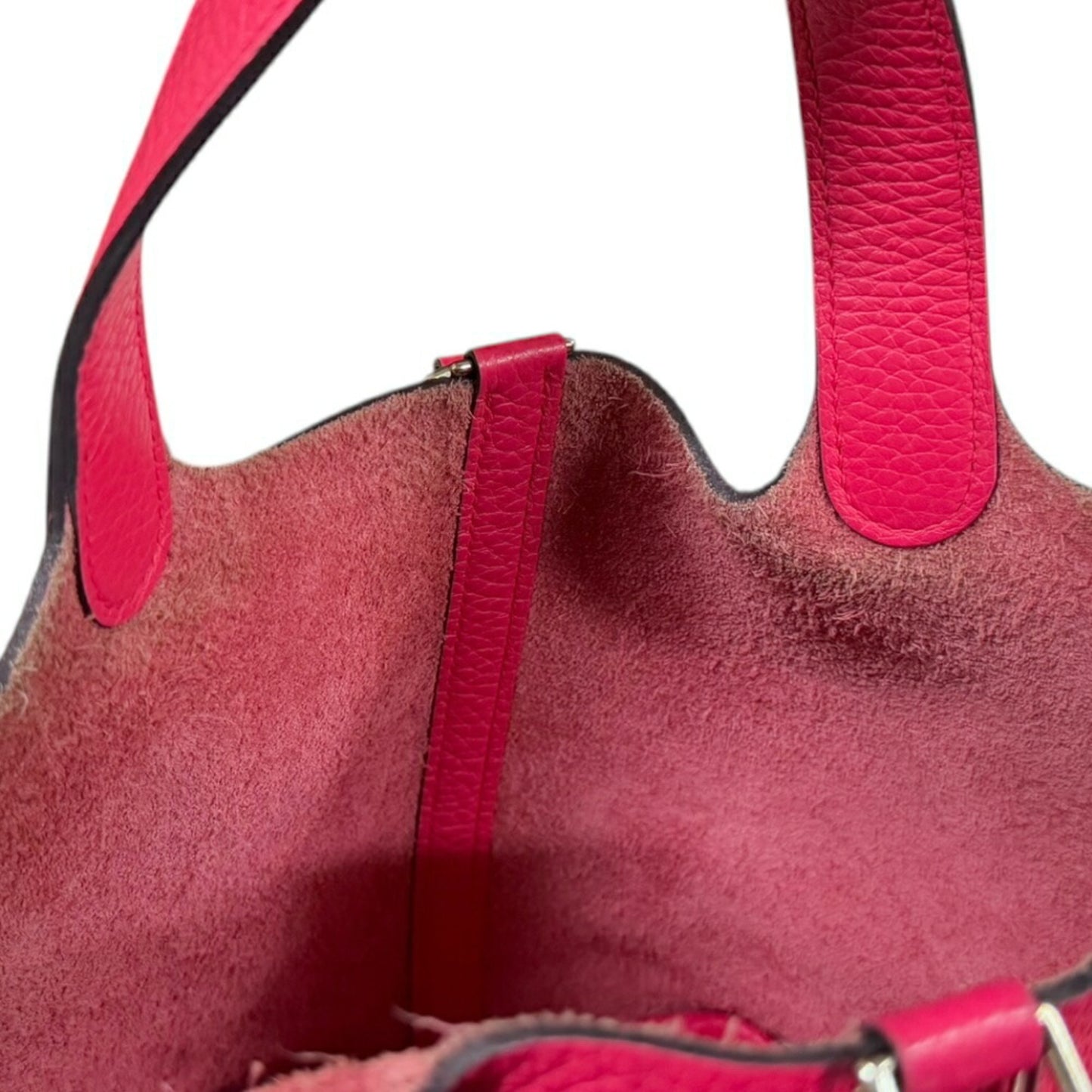 Hermès Pink Leather Picotin Lock