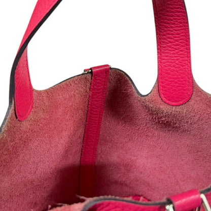 Hermès Pink Leather Picotin Lock