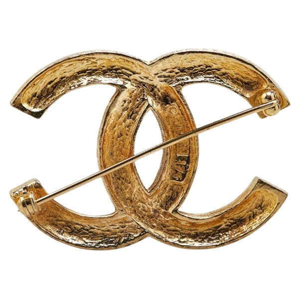 Chanel Gold Gold Plated Brooch
