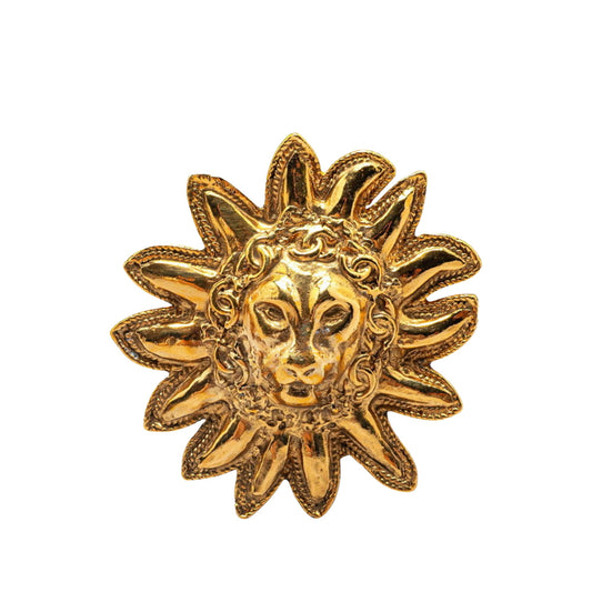 Chanel Gold Gold Plated Brooch