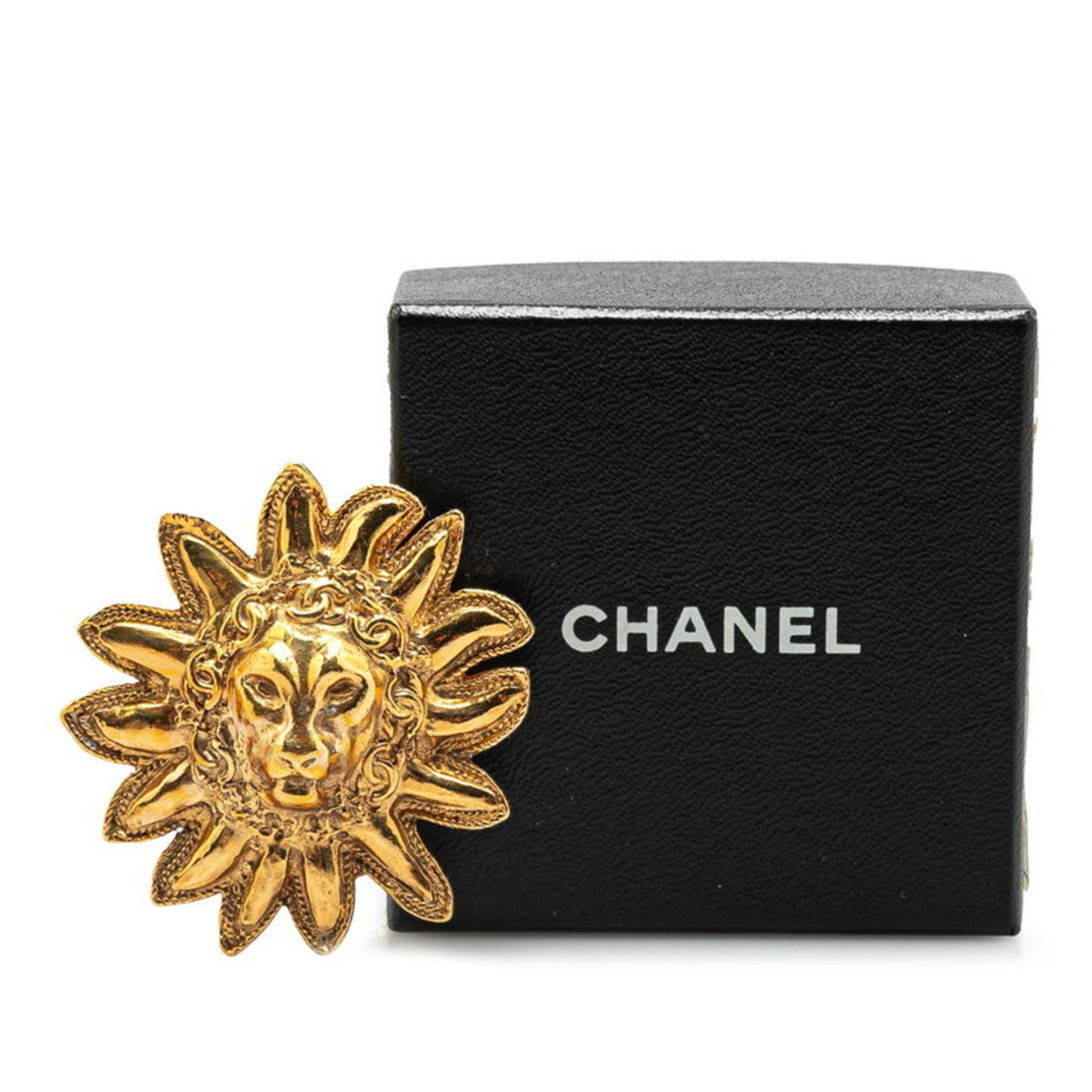 Chanel Gold Gold Plated Brooch