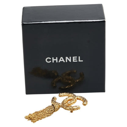 Chanel Gold Gold Plated Coco Mark