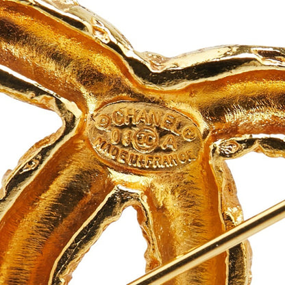 Chanel Gold Gold Plated Coco Mark