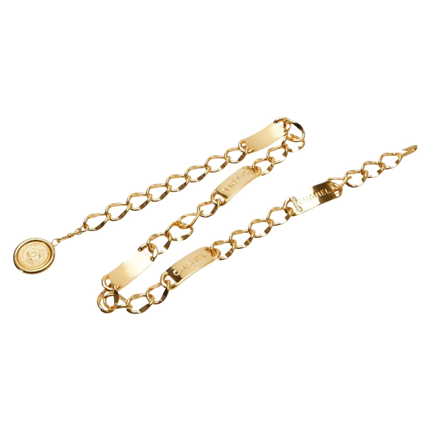 Chanel Gold Gold Plated Cambon