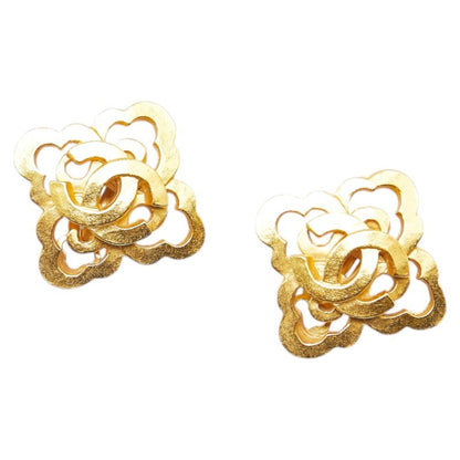 Chanel Gold Gold Plated Coco Mark