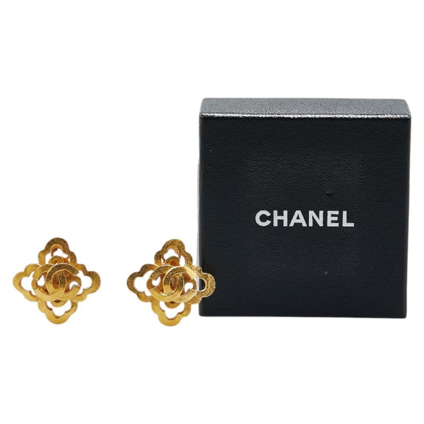Chanel Gold Gold Plated Coco Mark