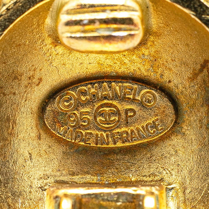 Chanel Gold Gold Plated Coco Mark