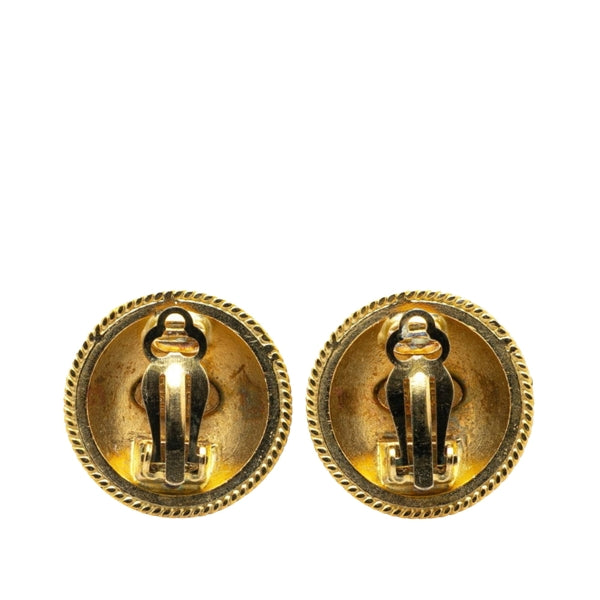 Chanel Gold Gold Plated Coco Mark