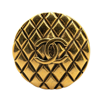 Chanel Gold Gold Plated Coco Mark