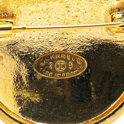 Chanel Gold Gold Plated Coco Mark