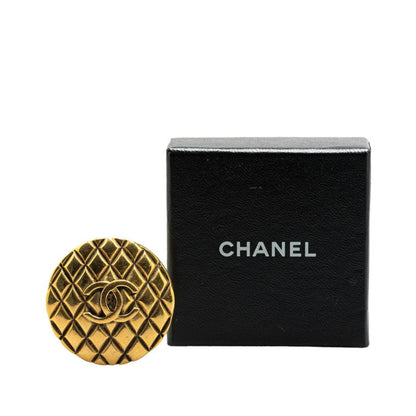 Chanel Gold Gold Plated Coco Mark