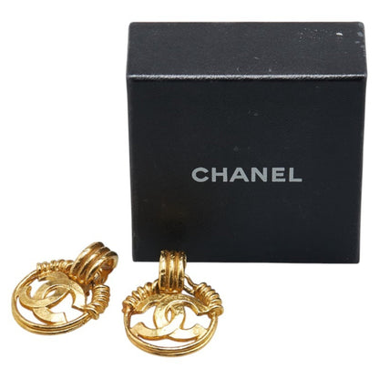 Chanel Gold Gold Plated Coco Mark