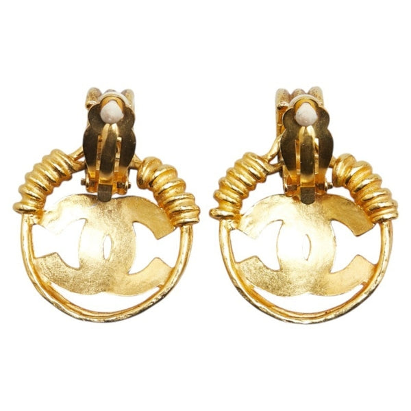 Chanel Gold Gold Plated Coco Mark