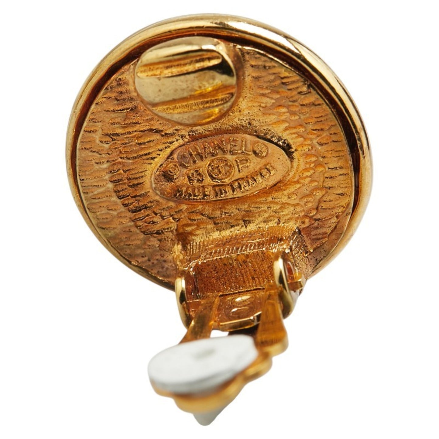 Chanel Gold Gold Plated Coco Mark