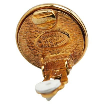 Chanel Gold Gold Plated Coco Mark