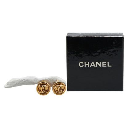 Chanel Gold Gold Plated Coco Mark