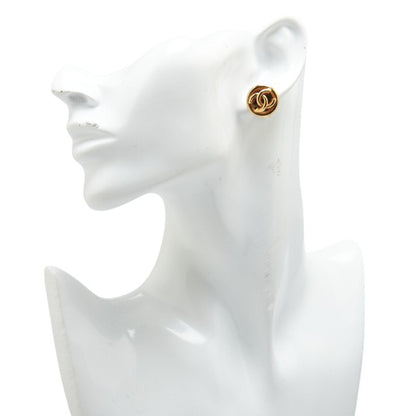 Chanel Gold Gold Plated Coco Mark