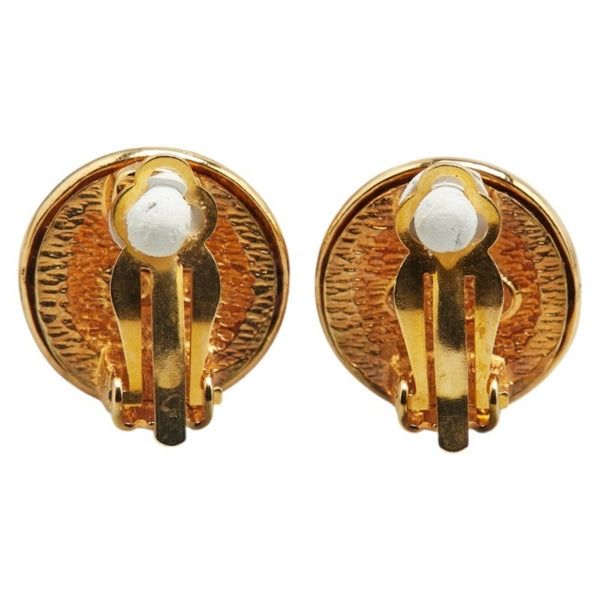 Chanel Gold Gold Plated Earring
