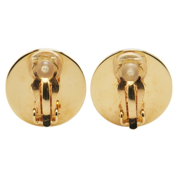Chanel Gold Gold Plated Earring