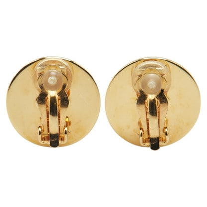 Chanel Gold Gold Plated Earring