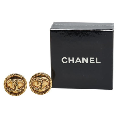 Chanel Gold Gold Plated Coco Mark