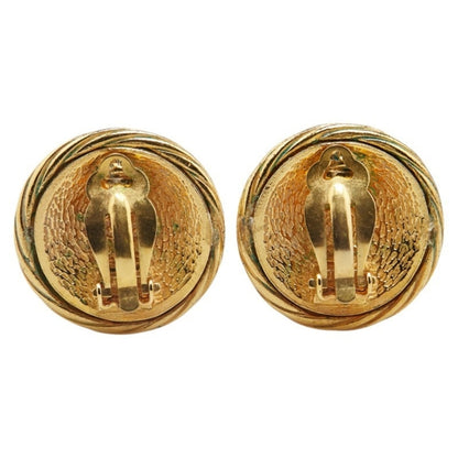 Chanel Gold Gold Plated Coco Mark