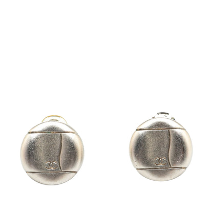 Chanel Silver Metal Coco Mark