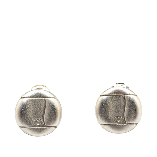 Chanel Silver Metal Coco Mark