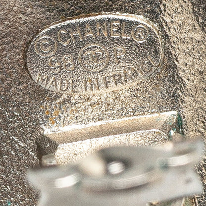 Chanel Silver Metal Coco Mark