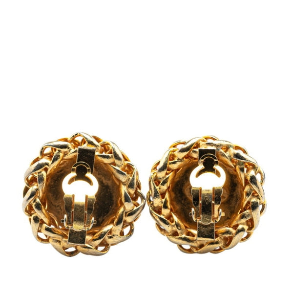 Chanel Gold Gold Plated Coco Mark