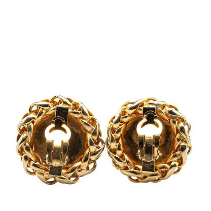 Chanel Gold Gold Plated Coco Mark